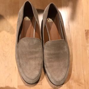 Sarto Kristin Tan Suede Loafers